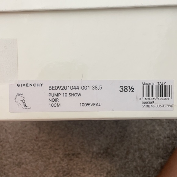 Black Givenchy lace up mules - Picture 4 of 4